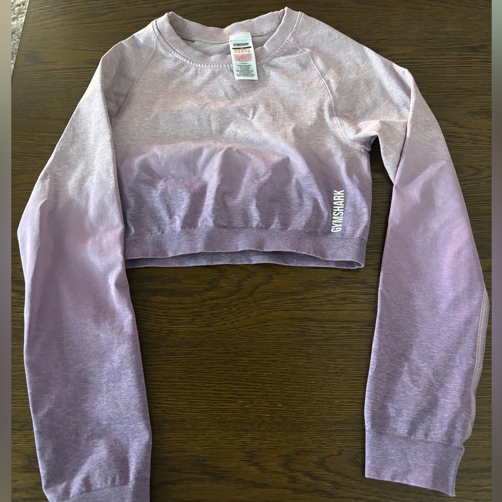 Gymshark Cropped long sleeve• Lavender